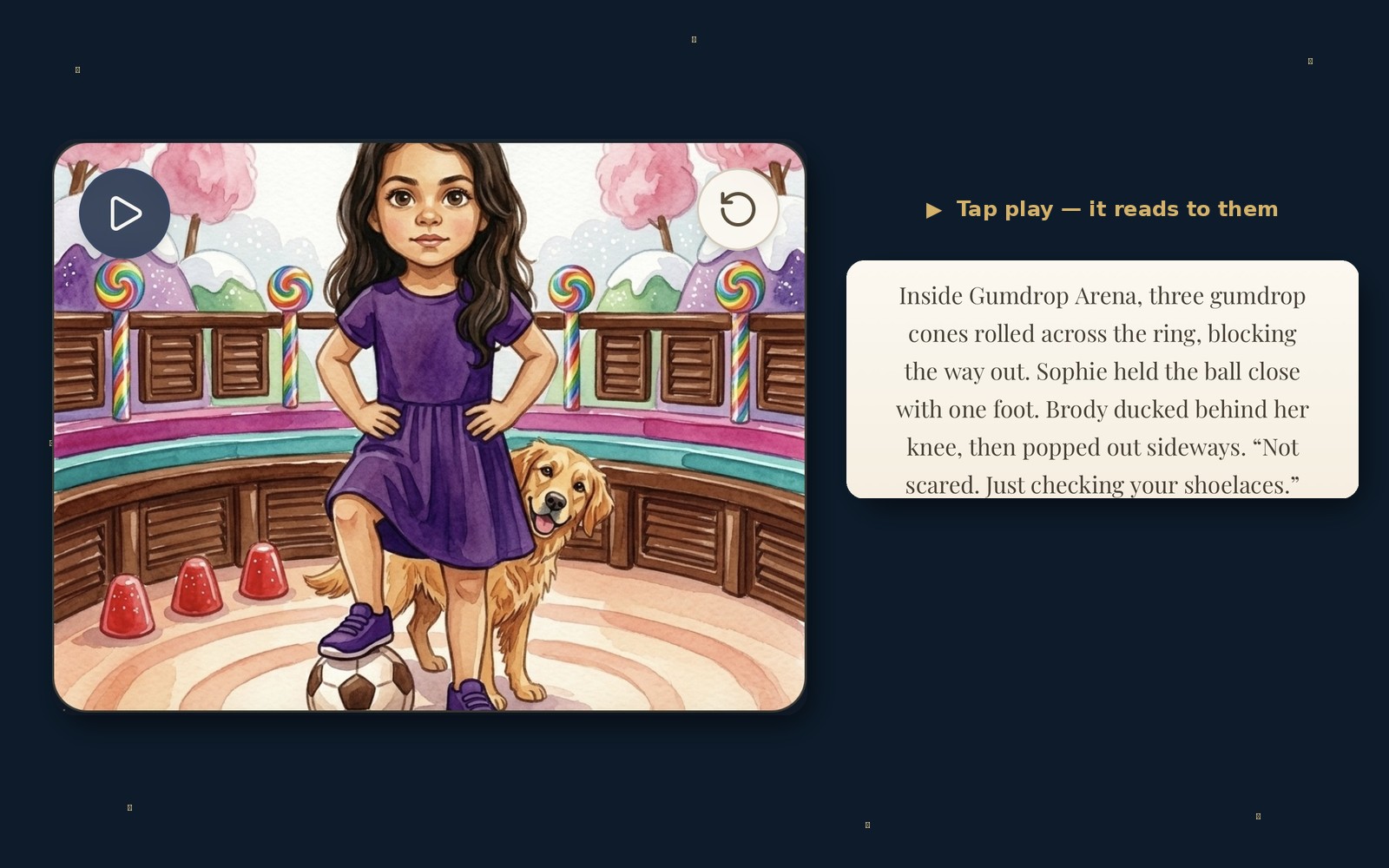 A page from Sophie’s story